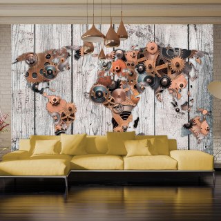 Fototapeta samoprzylepna - Steampunk Mapa