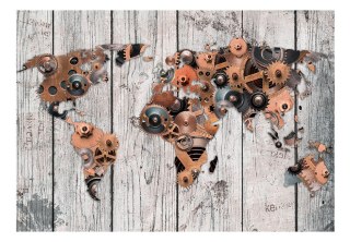 Fototapeta samoprzylepna - Steampunk Mapa