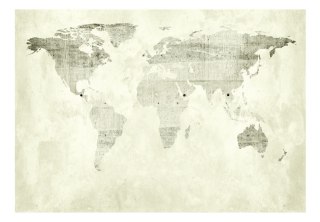 Fototapeta samoprzylepna - Szara Mapa Loft