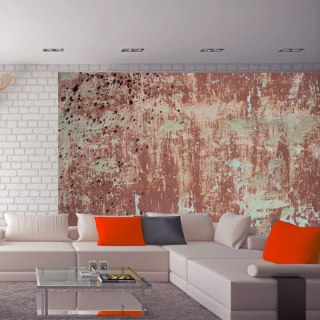 Fototapeta - Brązowa betonowa ściana