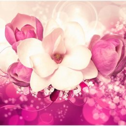 Fototapeta - Amarantowe kwiaty 3D