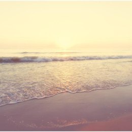 Fototapeta - Poranek na plaży, Morze