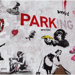 Fototapeta - Ściana Graffiti - Banksy