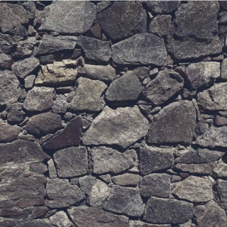 Fototapeta - Ciemny Kamienny Mur