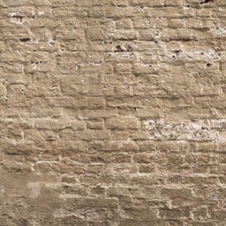 Fototapeta - Jasna beżowa cegła, mur